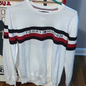 Men’s Large White Tommy Hilfiger T-Shirt
